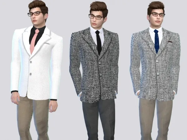 Alpha The Americana Suit by simsfinds - The Sims 4 Custom Content