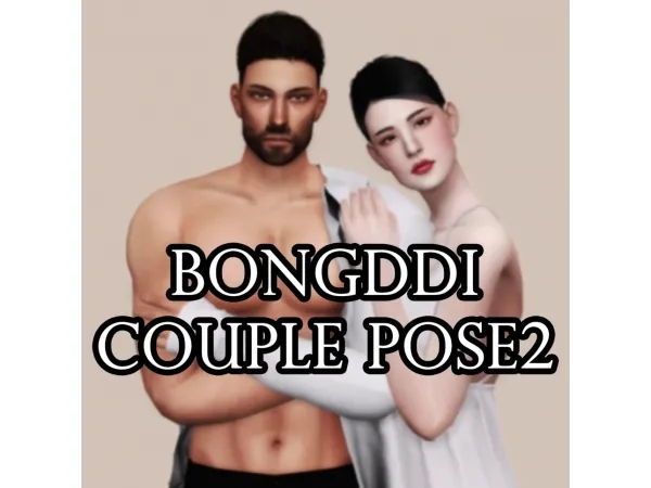 Alpha [bongddi] COUPLE POSE2 by simsfinds - The Sims 4 Custom Content