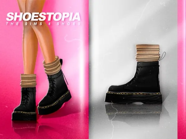 Alpha NAMELESS SHOES by shoestopia - The Sims 4 Custom Content