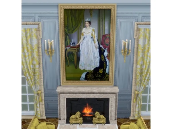 Alpha England's Royal Robes by simsfinds - The Sims 4 Custom Content