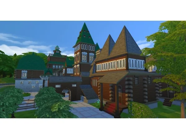 Maxis Match Russian Heritage Kolomenskoye Palace by simsfinds - The Sims 4 Custom Content