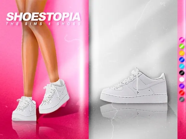Alpha WALKER SHOES by shoestopia - The Sims 4 Custom Content