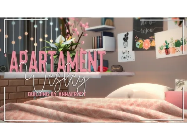 Alpha Wesley Apartament by simsfinds - The Sims 4 Custom Content
