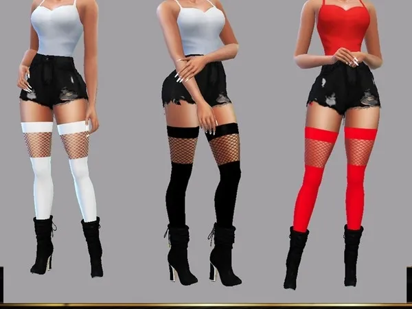 Alpha Maia Socks by thesimsresource - The Sims 4 Custom Content