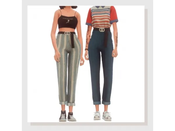 Alpha Raven jeans by amelylina - The Sims 4 Custom Content