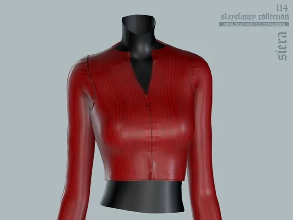 Alpha SC114 Siera Top by slayclassy - The Sims 4 Custom Content