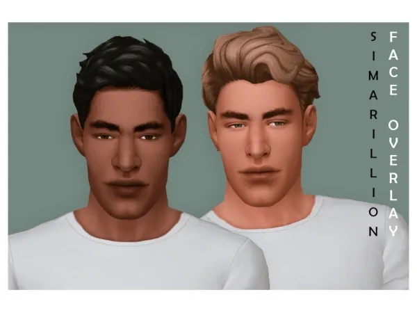 Maxis Match simarillion face overlay by simsfinds - The Sims 4 Custom Content