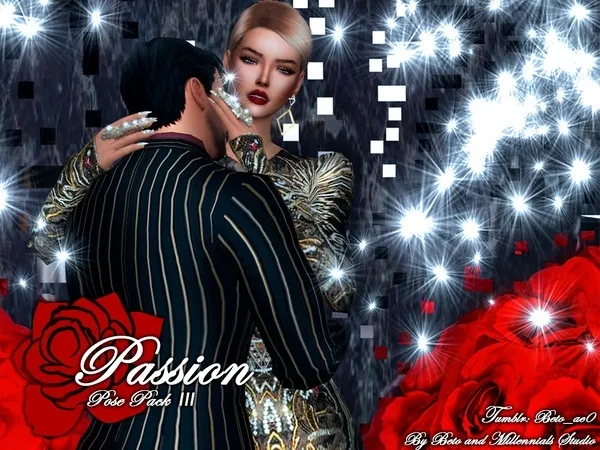Alpha Passion III Pose Pack - The Sims 4 Custom Content