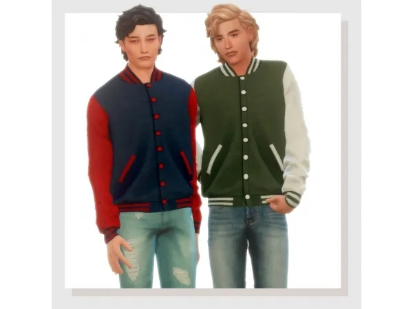 Maxis Match Caesar jacket by amelylina - The Sims 4 Custom Content