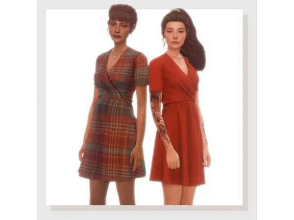 Maxis Match Suzie dress by amelylina - The Sims 4 Custom Content
