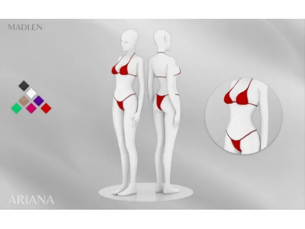 Maxis Match Madlen Ariana Swimsuit - The Sims 4 Custom Content