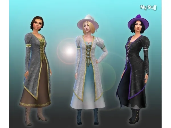 Maxis Match Witch Clothes by simsfinds - The Sims 4 Custom Content