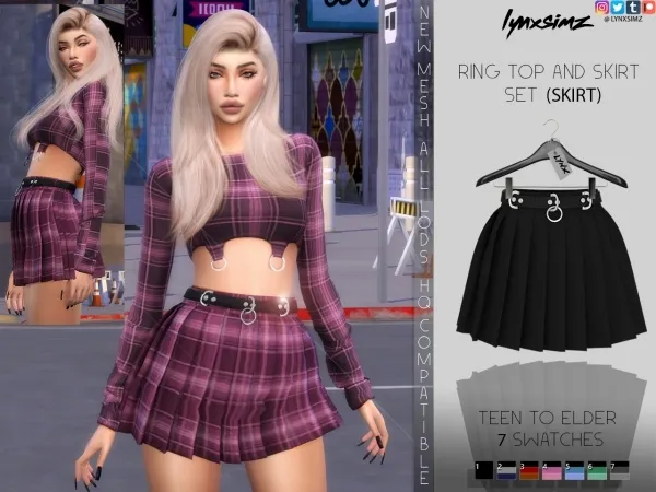 Alpha Lynxsimz Ring Skirt - The Sims 4 Custom Content