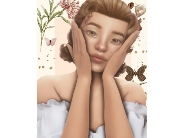 Maxis Match juniper face overlay by simsfinds - The Sims 4 Custom Content