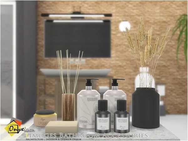 Alpha Limoges Bathroom Accessories by thesimsresource - The Sims 4 Custom Content