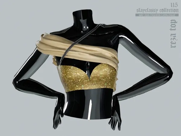 Alpha SC115 Reza Top by slayclassy - The Sims 4 Custom Content