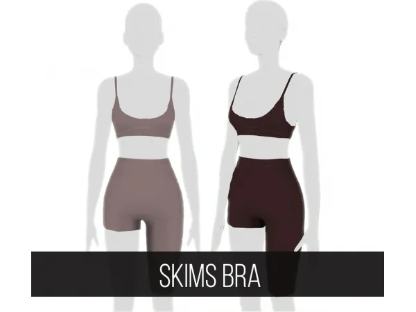 Alpha SKIMS CO BRA by fifthscreations - The Sims 4 Custom Content