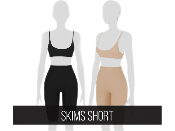 Mix SKIMS CO SHORT by fifthscreations - The Sims 4 Custom Content