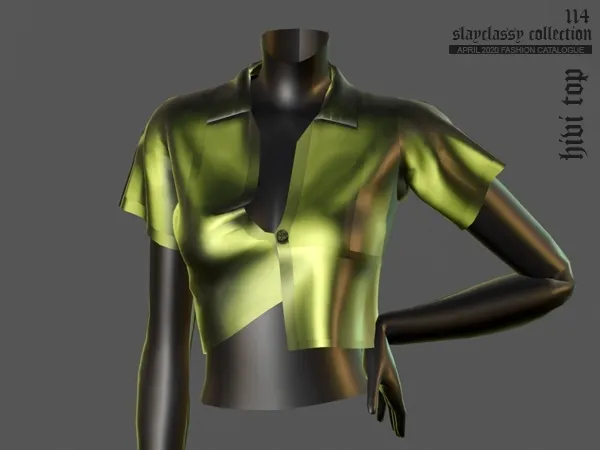 Alpha SC114 Hivi Satin by slayclassy - The Sims 4 Custom Content