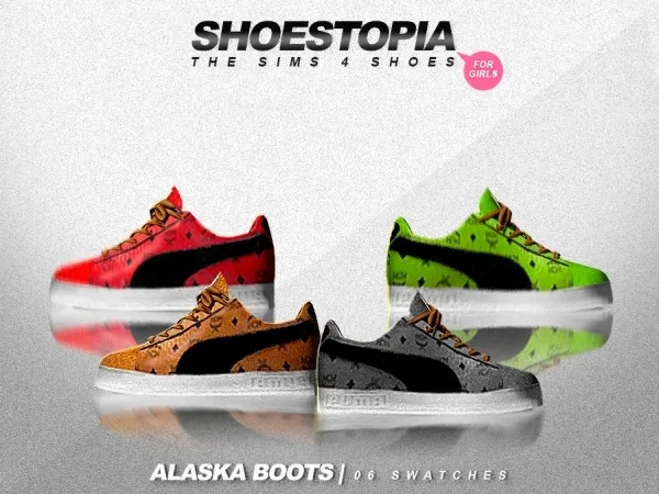 Alpha shoestopia puma shoes by shoestopia - The Sims 4 Custom Content