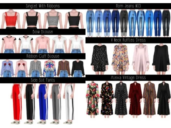 spectacledchic Dew Collection 2017 by simsfinds - The Sims 3 Custom Content