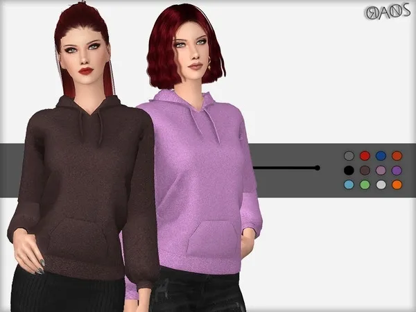 Maxis Match Polar Hoodie [Female] - The Sims 4 Custom Content