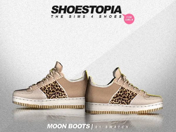 Alpha shoestopia moon shoes - The Sims 4 Custom Content