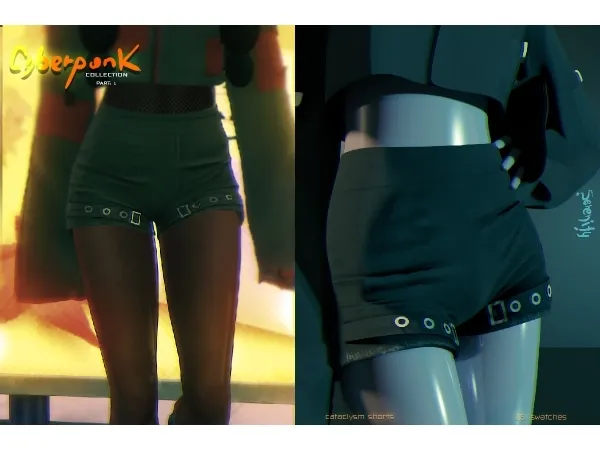 Alpha Cataclysm Shorts by serenity-cc - The Sims 4 Custom Content