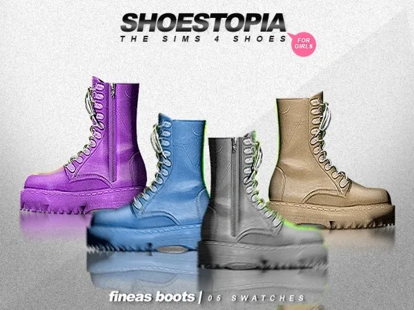 Alpha shoestopia fineas shoes by shoestopia - The Sims 4 Custom Content