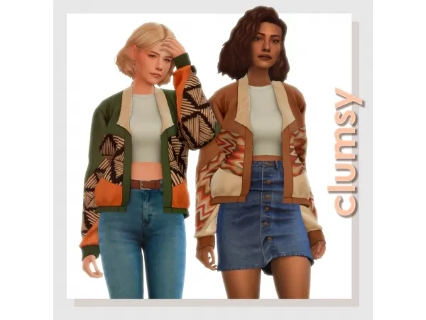 Maxis Match Clumsy jacket by amelylina - The Sims 4 Custom Content