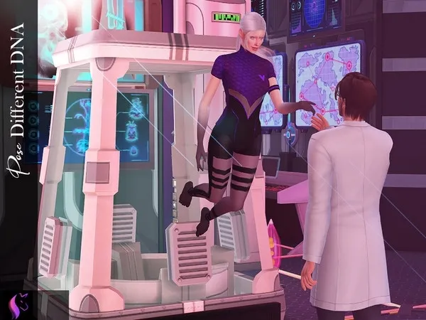 Alpha Pose Different DNA by thesimsresource - The Sims 4 Custom Content