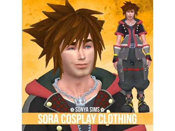 Sora from Kingdom Hearts Clothing Costume