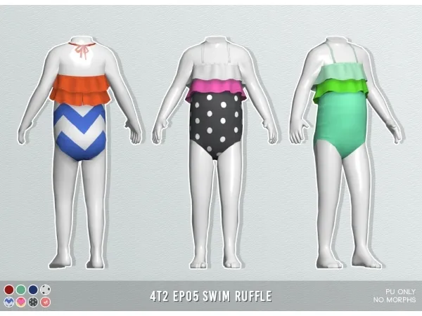 Swim Ruffle by memento - The Sims 2 Custom Content