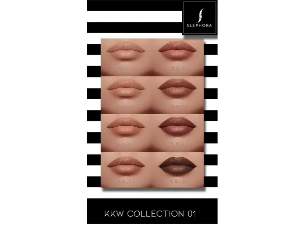 Alpha KKW COLLECTION 01 by simsfinds - The Sims 4 Custom Content