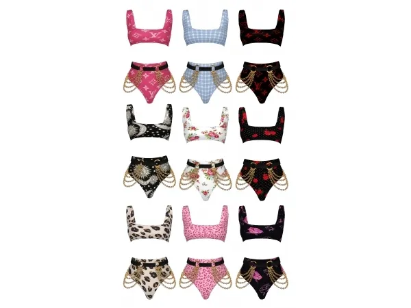 Alpha Erika set by kenzarsims - The Sims 4 Custom Content