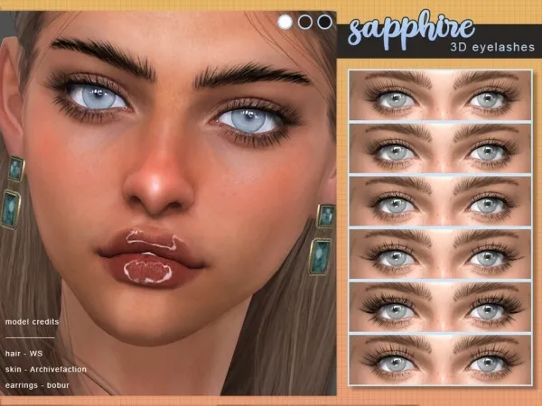 Screaming Mustard's [ Sapphire ] - 3D Eyelashes