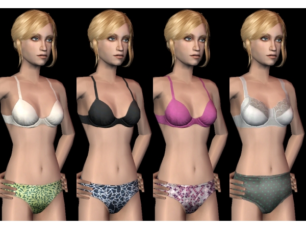 Mod The Sims - underwear for little girls