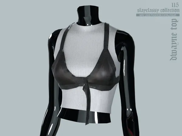 Alpha SC115 Dwayne Top by slayclassy - The Sims 4 Custom Content