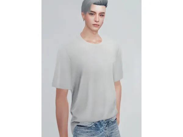 Alpha KK T Shirts 02 M by simsfinds - The Sims 4 Custom Content