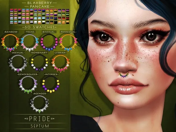Maxis Match Blahberry Pancake Pride Septum by blahberry-pancake - The Sims 4 Custom Content