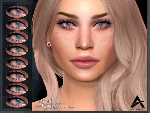 Alpha Astonied's [A] Pastel Eyes by thesimsresource - The Sims 4 Custom Content