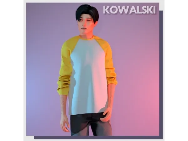 Alpha Kowalski top by amelylina - The Sims 4 Custom Content