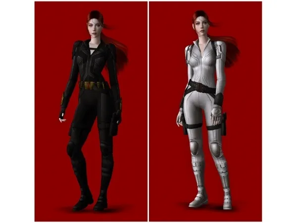 Alpha Black Widow by simsfinds - The Sims 4 Custom Content