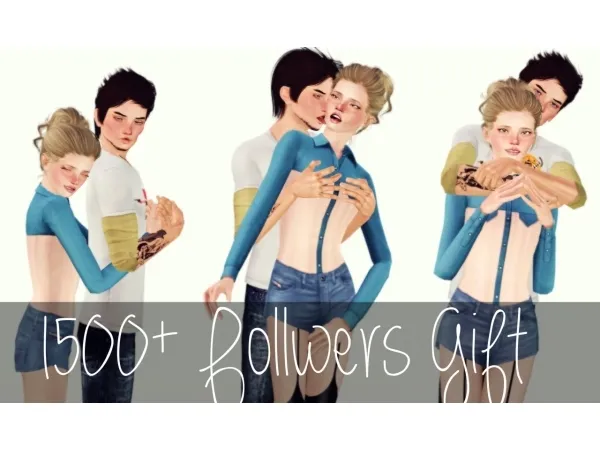 Wicked 1500 Followers pose by simsfinds - The Sims 3 Custom Content