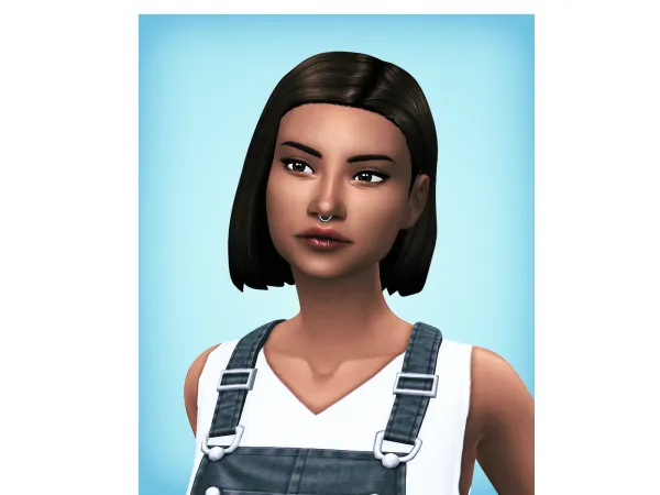 Maxis Match Isjao Hairs RecoloredRetextured - The Sims 4 Custom Content