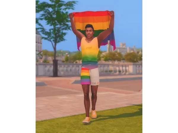 Alpha Happy Pride Month Pose Pack - The Sims 4 Custom Content