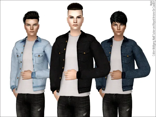 Denim Jacket by simsfinds - The Sims 2 Custom Content