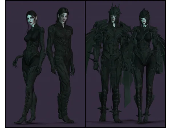 Alpha Dark Knight by simsfinds - The Sims 4 Custom Content