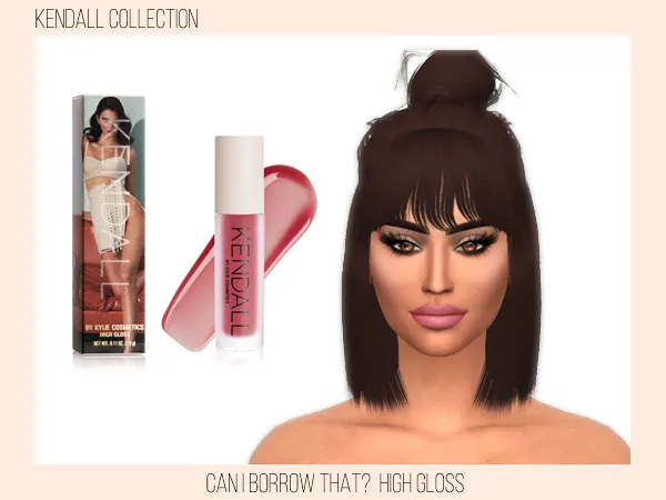 Alpha Kylie Cosmetics Gloss Kendall Collection by fifthscreations - The Sims 4 Custom Content