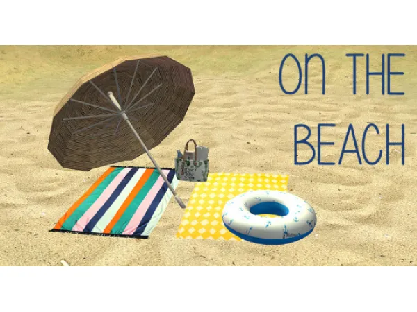 On The Beach by simsfinds - The Sims 2 Custom Content